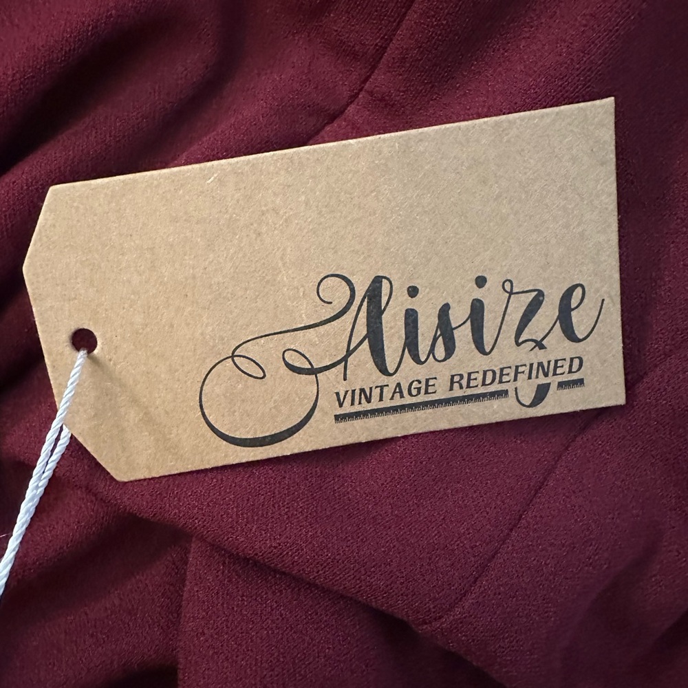 AISIZE Sleeveless Pleated Pencil Dress - Picture 6 of 6